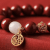 Blessing Charm Bracelet – Cinnabar & Hetian Jade Fortune Energy