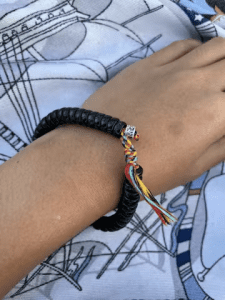 Coconut Shell Beads Bracelet with Engraved Mantra photo review