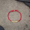 Tibetan Red String Bracelet - Buddhist Lucky Charm - Buddha & Karma