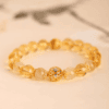 Citrine, Rutilated Quartz & Tiger’s Eye Fortune Orb Bracelet