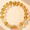 Citrine, Rutilated Quartz & Tiger’s Eye Fortune Orb Bracelet