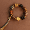 Nine-Treasure Gourd Bracelet – Mixed Rare Woods for Protection & Harmony