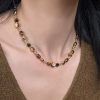 1_f493886a-79da-47ff-b5f7-7c021de5b046 Tiger’s-Eye & Brown Pearl Beaded Necklace
