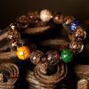 Fortune Five Colors Incense Ash Crystal Bracelet