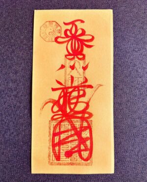 1edbb39a106922d2cb22fe45c42fa8ba Zhenzhai Home Protection Talisman (Yellow Paper) – Ward Off Harm & Bless the Household (11×22 cm)