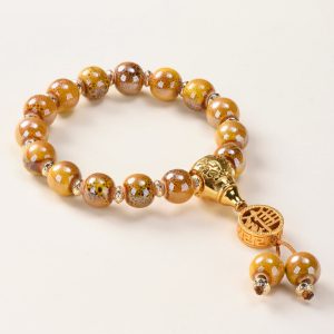 Marigold-Yellow Porcelain Bracelet – Prosperity