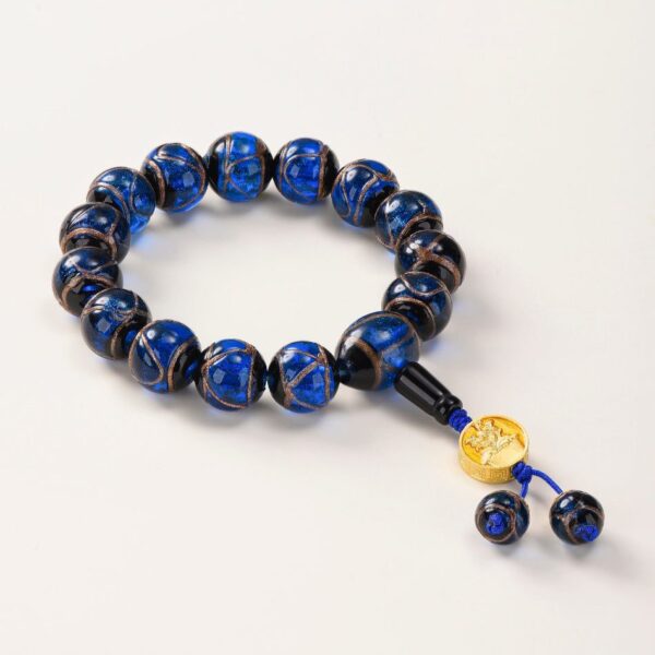 Blue Ash-Glass Bracelet – Health Focus