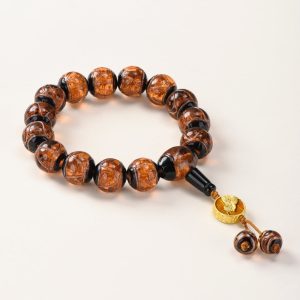 Amber Ash-Glass Bracelet – Prosperity