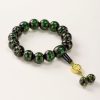 Verdant Ash-Glass Bead Bracelet – Career Focus