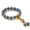 Pearlescent Porcelain Bracelet (Hawthorn-Blue) – Wealth