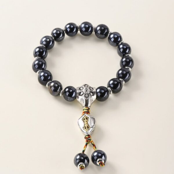 Pearlescent Ceramic Prosperity Bracelet – Wealth & Protection