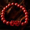 Cinnabar Pixiu Fortune Bracelet – Wealth & Protection Amulet