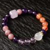 Harmony Amethyst Multigem Bracelet – Cube Edition