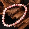 Natural Cinnabar Stone Bead Bracelet – Vitality & Protection Talisman