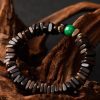 Kynam Agarwood & Emerald Jade Accent Bracelet – Elite Incense Wood Healing Energy