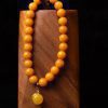 Golden Tangerine Bracelet – Amber Chalcedony Energy of Joy