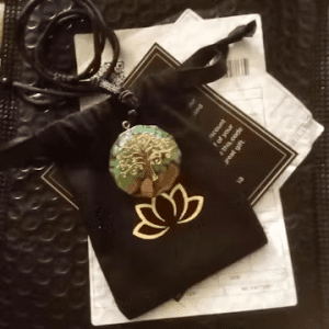 Click to view full screen Tree of Life Orgonite Necklace - Energy Protection photo review