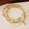Golden Fortune Double-Wrap Citrine Bracelets – Women’s Prosperity & Blessing Styles