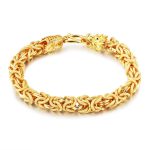Double-Headed Golden Dragon Luck Bracelet - Buddha & Karma