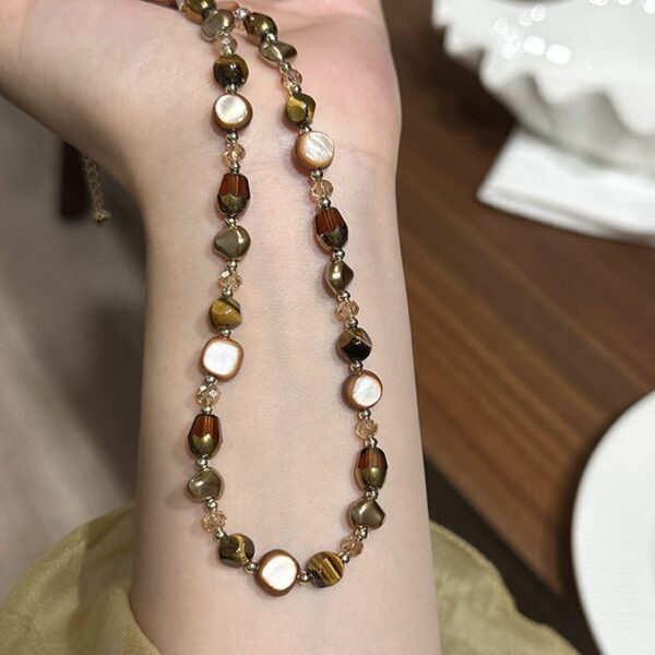 2_bdff2c7c-266a-4273-b2e8-f47e57ccf12a Tiger’s-Eye & Brown Pearl Beaded Necklace