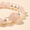Blushing Luck Bracelet – Rose Quartz & Pearl Harmony