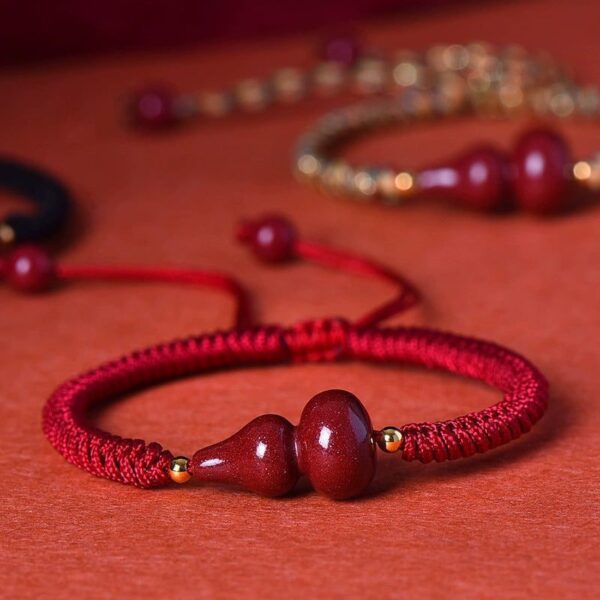 2d47ac7ac8f5bd774f09a0cce41656bb Purple Goldstone Gourd Red String Bracelet – 3 Colors