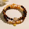 Golden Rutilated Quartz Crystal Bracelet – Prosperity & Focus