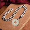 Jade-Look Pixiu Pendant – Double-Sided Carving (Green or White)
