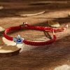 3HamsaHandRedStringBracelet-EvilEyeProtection Hamsa Hand Red String Bracelet - Evil Eye Protection - Buddha & Karma