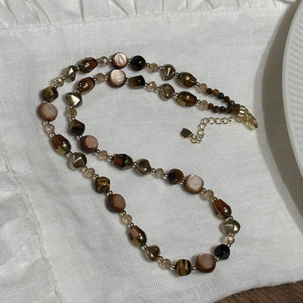 3_49183a5e-3259-4953-92a5-4de9ef111878 Tiger’s-Eye & Brown Pearl Beaded Necklace