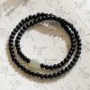 Wooden Mala Bracelet with Jade Accent – Multi-Color Variants
