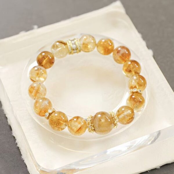 Golden Tower Bracelet – Citrine Crystal of Prosperity