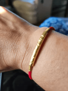 Tibetan Red String Bracelet - Buddhist Lucky Charm photo review