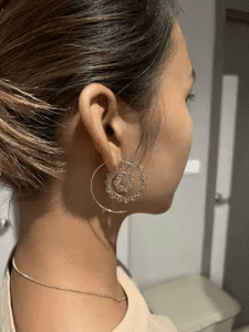 Spiral Hippie Hoops - Large Statement Earrings photo review