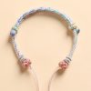 Eight-Strand Peach-Blossom Knot Bracelet Base – Semi-Finished DIY (6 Colors)