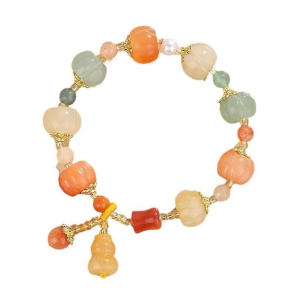 Multi-Color Pumpkin Bead Bracelet Collection – Abundance & Good Fortune