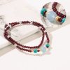 Garnet, Aquamarine & Amazonite Necklace – Love & Clarity