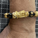 Feng Shui Bracelet - Pixiu Black Obsidian Bracelet for Wealth photo review
