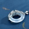 Lucky Koi Necklace – Cat’s Eye Gemstone & Sterling Silver Pendant