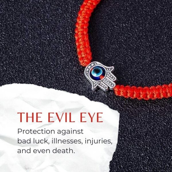 5HamsaHandRedStringBracelet-EvilEyeProtection Hamsa Hand Red String Bracelet - Evil Eye Protection - Buddha & Karma