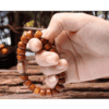 Tibetan Guardian Spirit Natural Yak Bone Bracelet - Buddha & Karma