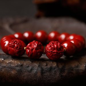 Zodiac Guardian Cinnabar Bracelet (Birth Sign Protector)