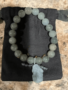 Green Jade Bracelet with Pixiu - Invite Wealth & Calming Energies photo review