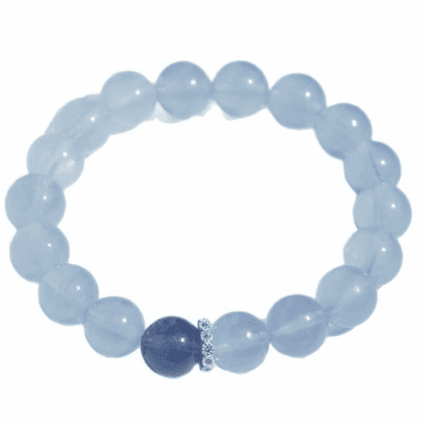 Aquamarine & Deep Blue Beryl Courage Bracelet