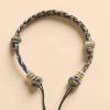 Eight-Strand Peach-Blossom Knot Bracelet Base – Semi-Finished DIY (6 Colors)