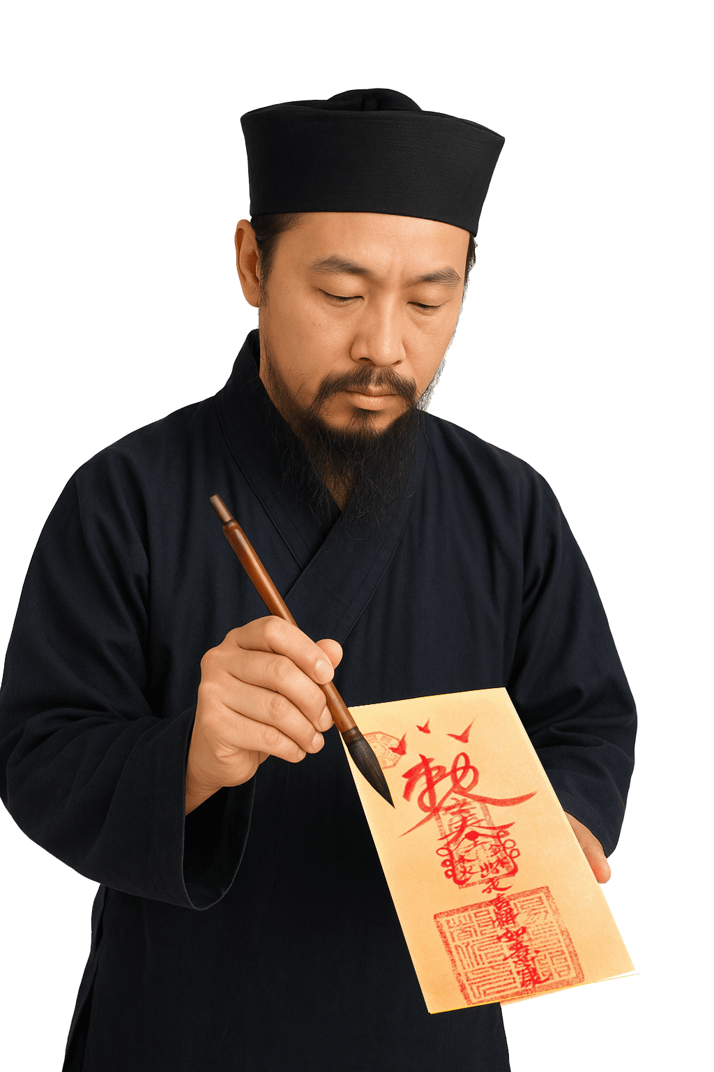 Taoist Master Blessing Protection Amulet