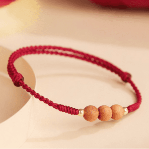 Peachwood Red String Protection Bracelet