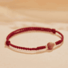 Peachwood Red String Protection Bracelet