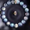 Moonstone Bracelet – Calm & Intuition (Mantra Bead / Lucky Gourd)
