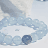 Aquamarine & Deep Blue Beryl Courage Bracelet
